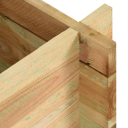 vidaXL Fioriera Giardino Letto Vegetale in Legno Impregnato 120 cm VIDAXL