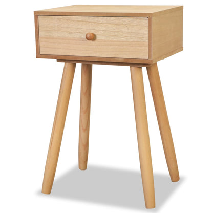 vidaXL Comodini Set 2 pz in Massello di Pino 40x30x61 cm Marroni