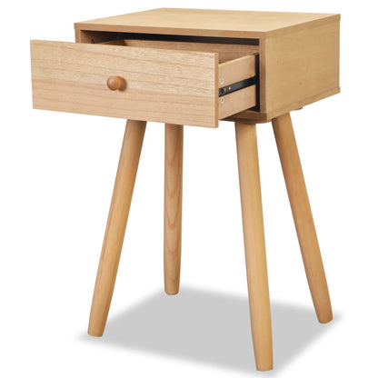 vidaXL Comodini Set 2 pz in Massello di Pino 40x30x61 cm Marroni