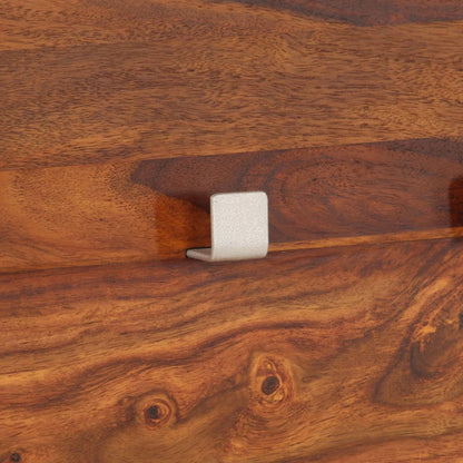 vidaXL Appendiabiti in Legno Massello di Sheesham 118x40 cm