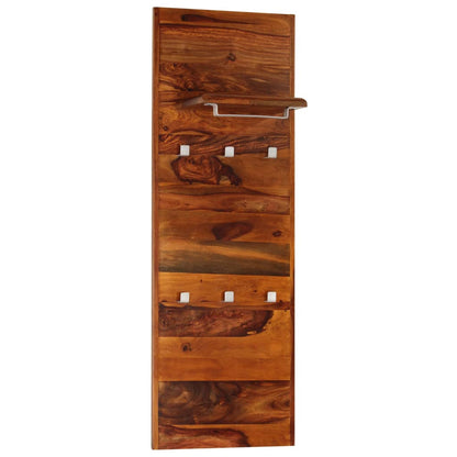 vidaXL Appendiabiti in Legno Massello di Sheesham 118x40 cm