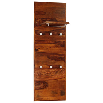vidaXL Appendiabiti in Legno Massello di Sheesham 118x40 cm