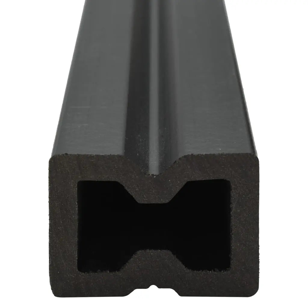 vidaXL Pavimento Esterni WPC Pieno Accessori 10m² 2,2m Marrone Chiaro VIDAXL