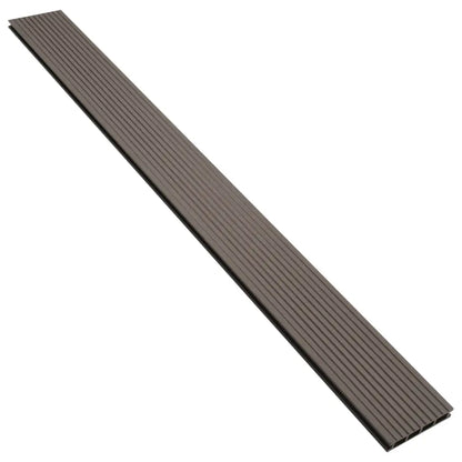 vidaXL Pavimento Esterni in WPC Cavo Accessori 10m² 2,2m Marrone Scuro VIDAXL