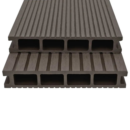 vidaXL Pavimento Esterni in WPC Cavo Accessori 20m² 2,2m Marrone Scuro VIDAXL