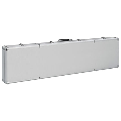 vidaXL Custodia per Pistola Argento 134x35x12 cm in Alluminio