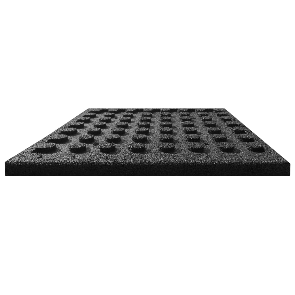 vidaXL Piastrelle Anticaduta 6 pz in Gomma 50x50x3 cm Nero