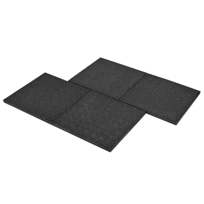 vidaXL Piastrelle Anticaduta 6 pz in Gomma 50x50x3 cm Nero