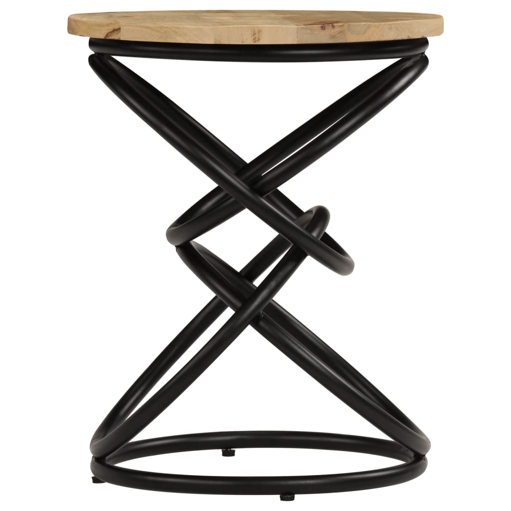 vidaXL Tavolino di Servizio in Legno Massello di Mango 40x50 cm