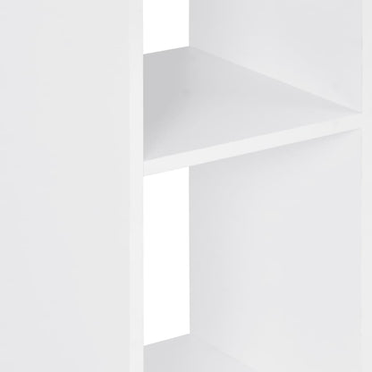 vidaXL Tavolo da Bar Bianco e Grigio Antracite 60x60x110 cm