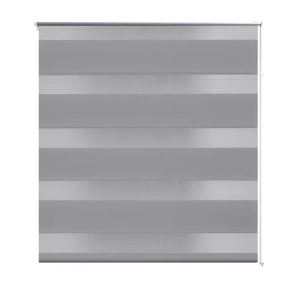 Tenda a rullo oscurante zebra 120x175 cm grigia