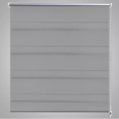 Tenda a rullo oscurante zebra 120x175 cm grigia