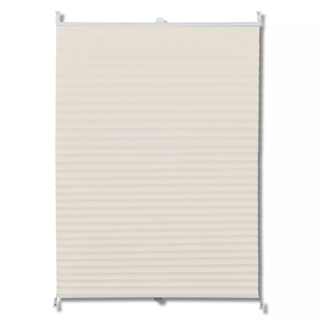 Tenda plissè 100x125cm Crema