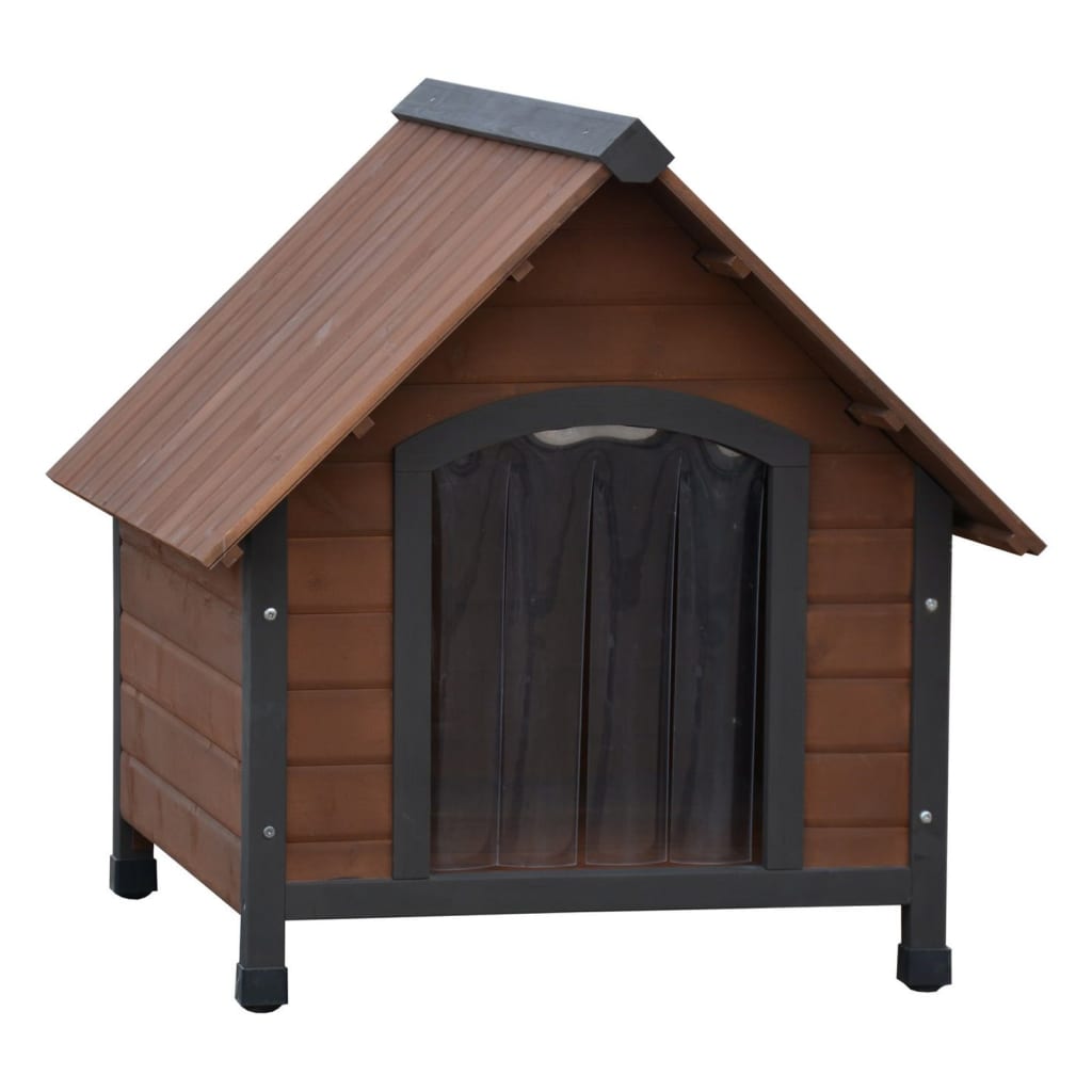 @Pet Cuccia per Cani Ingresso in Plastica Rustique Marrone 102x82x87cm @PET