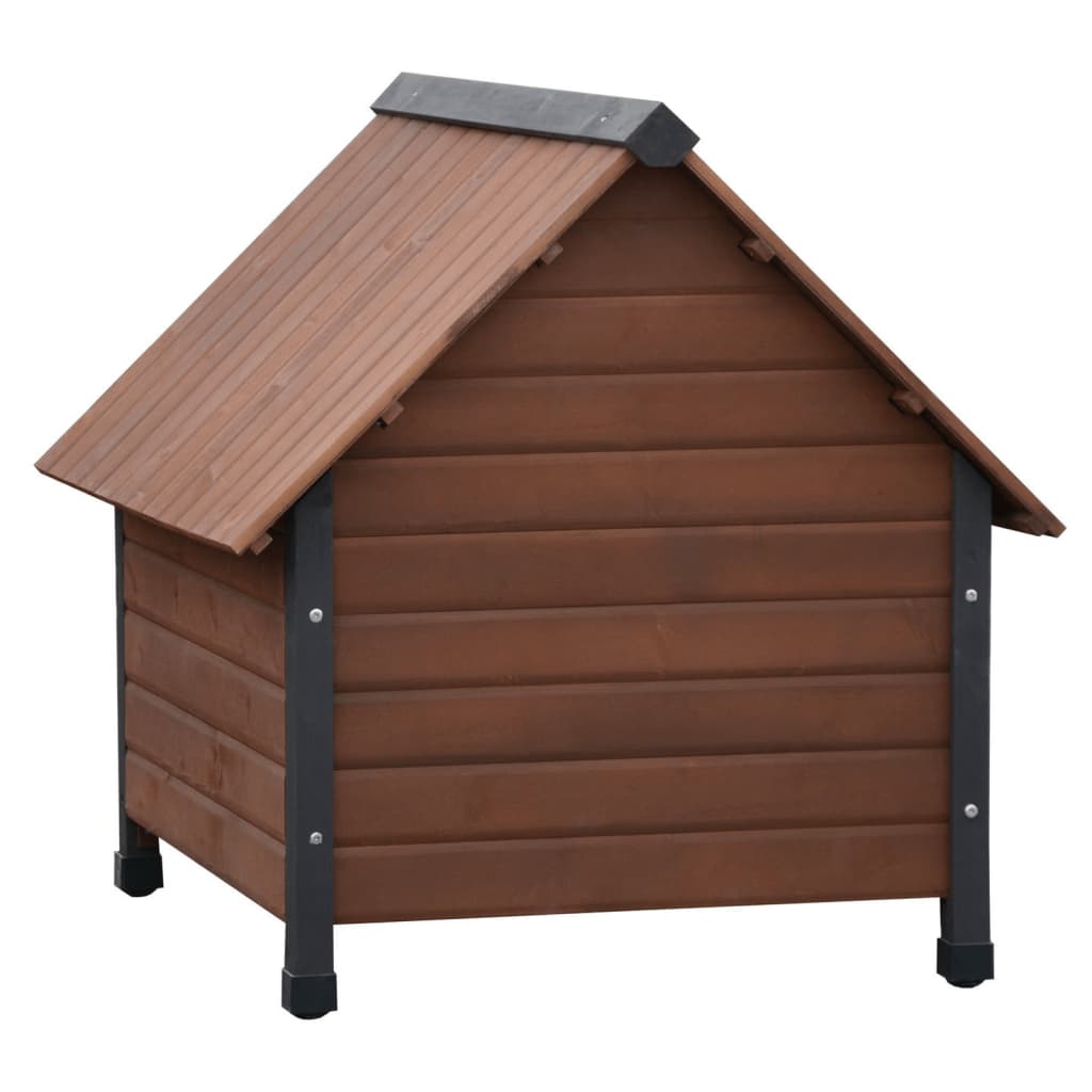 @Pet Cuccia per Cani Ingresso in Plastica Rustique Marrone 102x82x87cm @PET