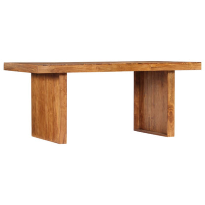 vidaXL Tavolo da Pranzo 180x90x75 cm in Legno Massello di Acacia