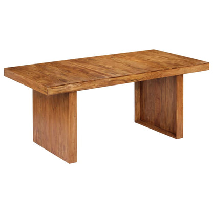 vidaXL Tavolo da Pranzo 180x90x75 cm in Legno Massello di Acacia