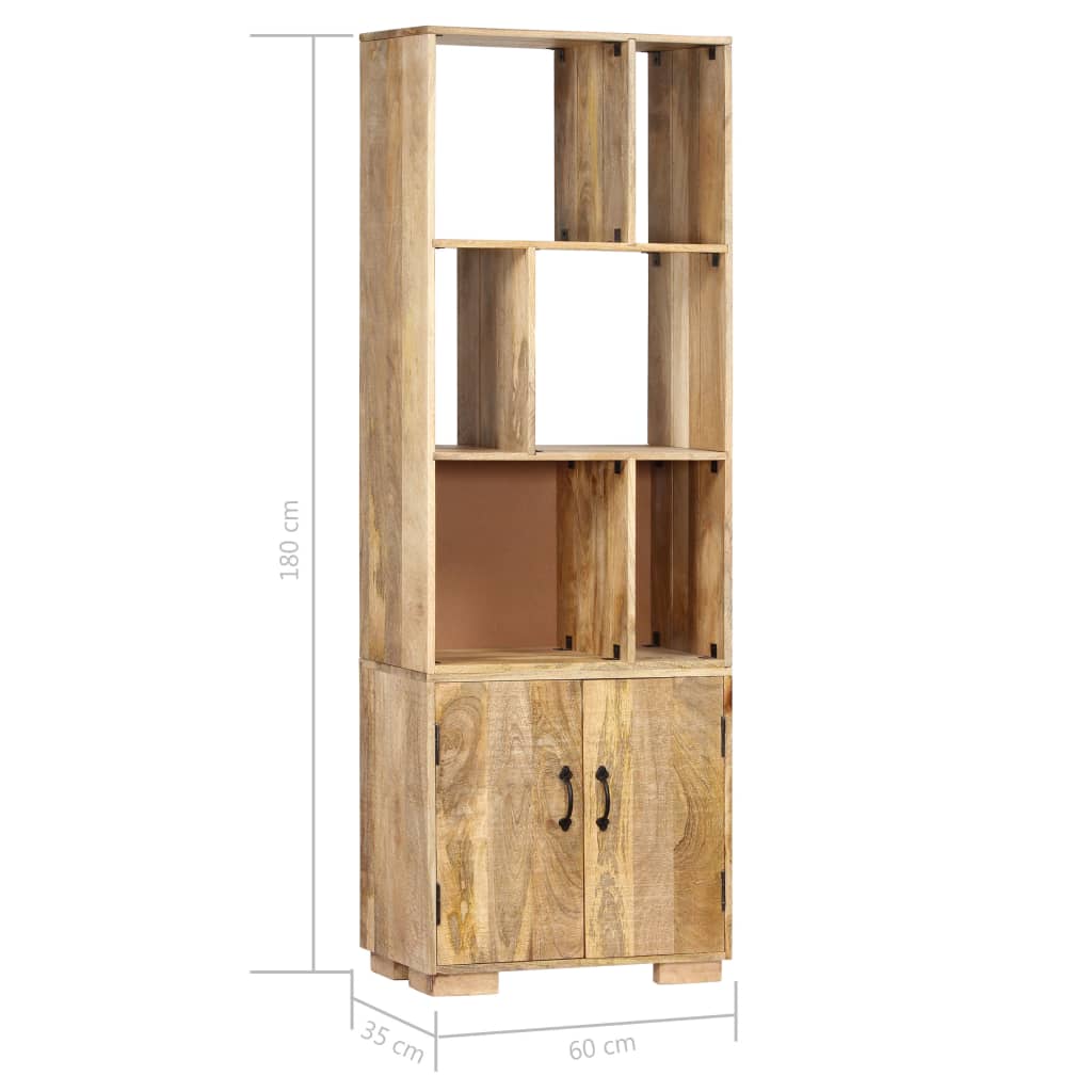 vidaXL Libreria 60x35x180 cm in Legno Massello di Mango VIDAXL