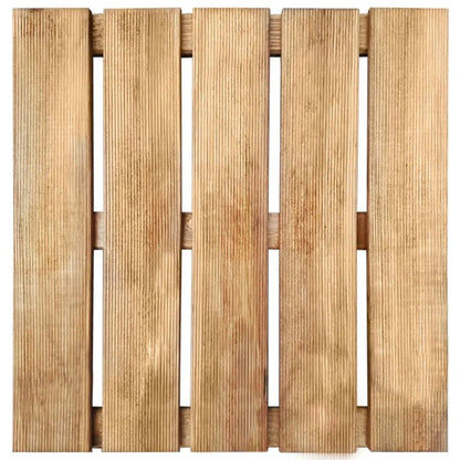 vidaXL Piastrelle per Esterni 18 pz 50x50 cm in Legno Marrone VIDAXL