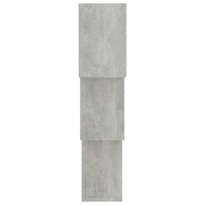 vidaXL Mensole a Muro Cubiche Grigio Cemento 68x15x68cm Multistrato