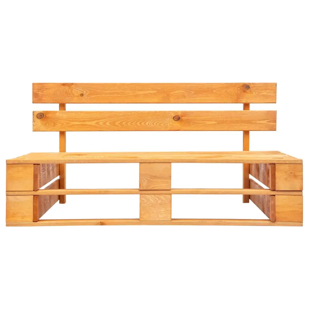 vidaXL Divano da Giardino a Pallet con Cuscini Grigi in Legno di Pino VIDAXL