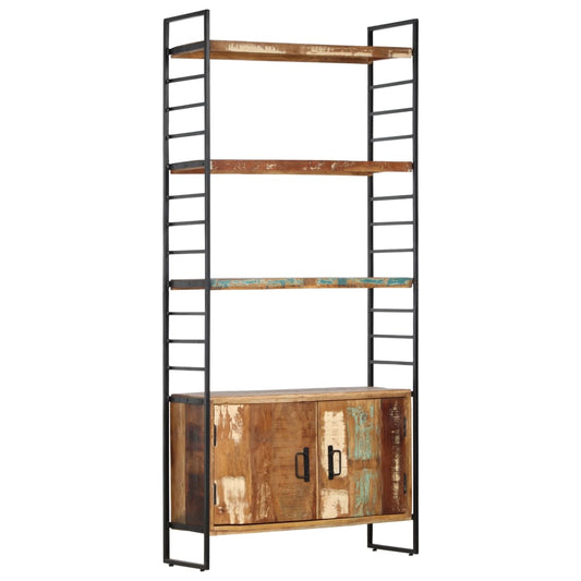 vidaXL Libreria a 4 Livelli Legno Massello di Recupero 80x30x180 cm VIDAXL
