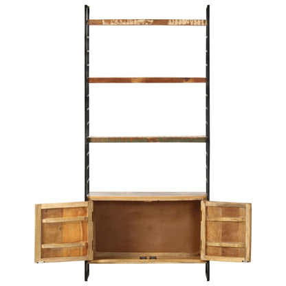 vidaXL Libreria a 4 Livelli Legno Massello di Recupero 80x30x180 cm VIDAXL
