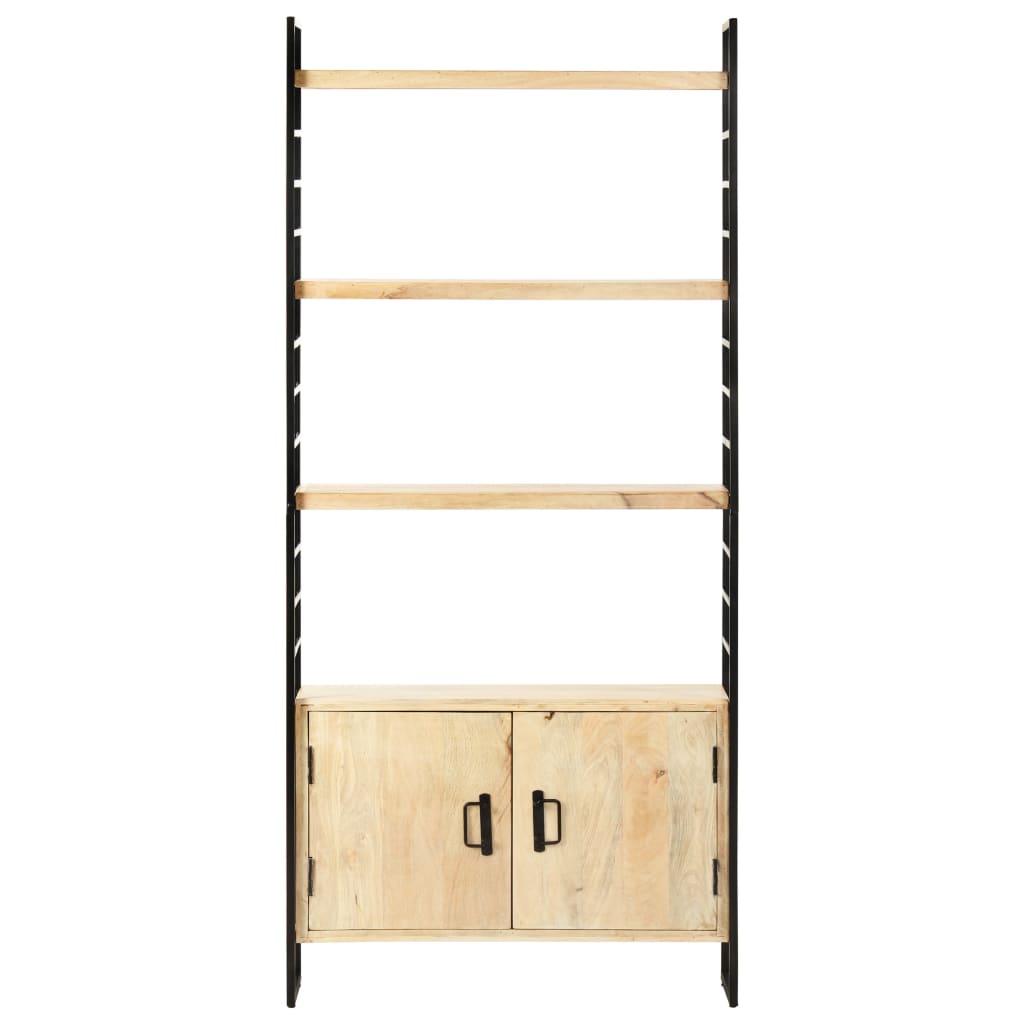 vidaXL Libreria a 4 Livelli 80x30x180 cm in Legno Massello di Mango