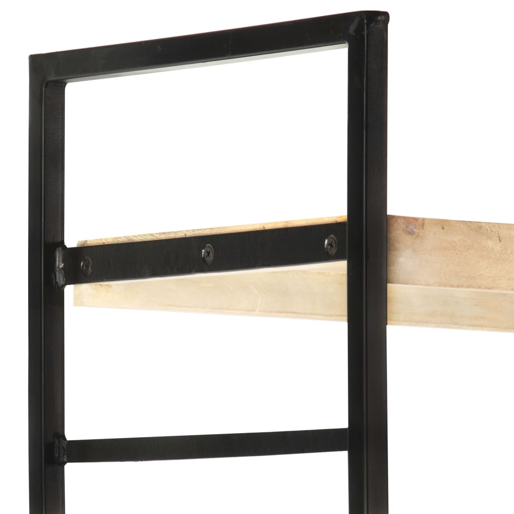 vidaXL Libreria a 4 Livelli 80x30x180 cm in Legno Massello di Mango