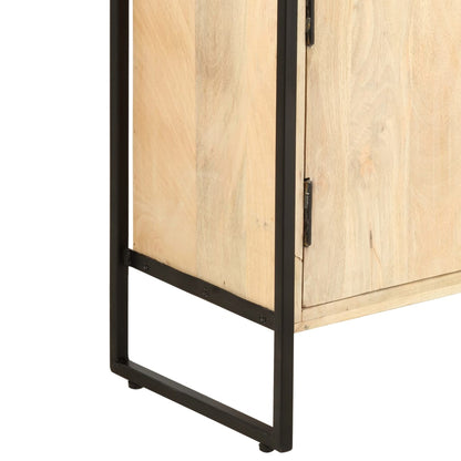 vidaXL Libreria a 4 Livelli 80x30x180 cm in Legno Massello di Mango