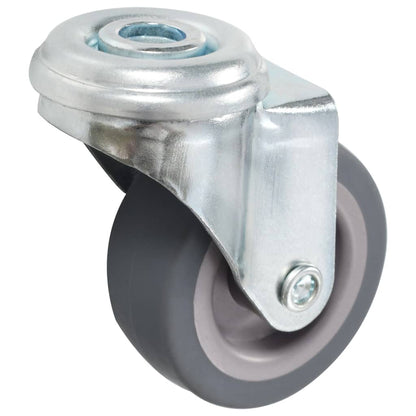 vidaXL Ruote Girevoli con Foro per Bullone 32 pz 50 mm