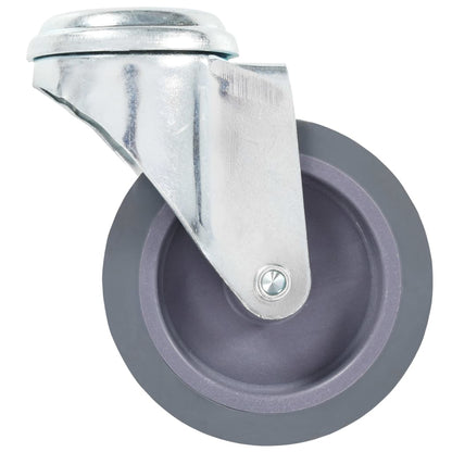 vidaXL Ruote Girevoli con Foro per Bullone 8 pz 75 mm