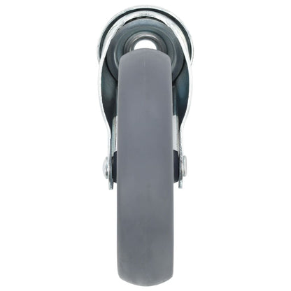 vidaXL Ruote Girevoli con Foro per Bullone 12 pz 125 mm