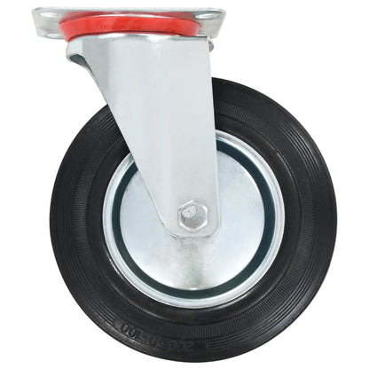 vidaXL Ruote Girevoli 16 pz 200 mm
