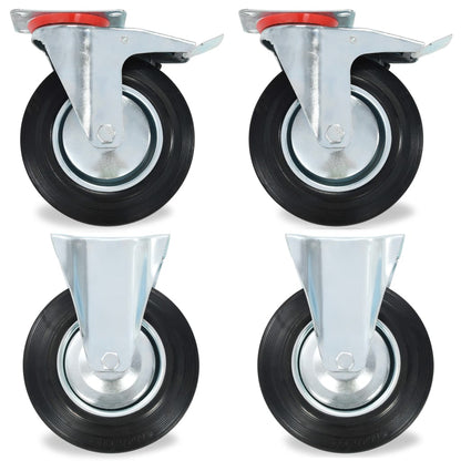 vidaXL Ruote 24 pz 200 mm
