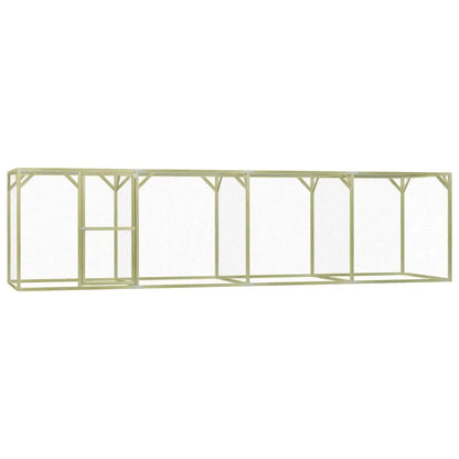 vidaXL Pollaio 1,5x6x1,5 m in Legno di Pino Impregnato VIDAXL