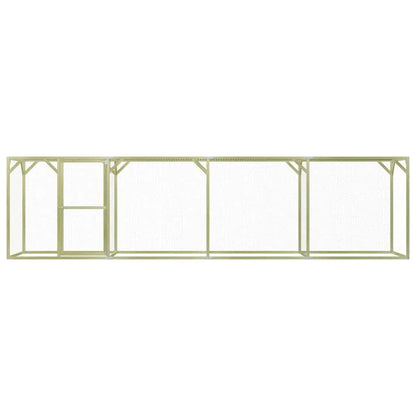 vidaXL Pollaio 1,5x6x1,5 m in Legno di Pino Impregnato VIDAXL