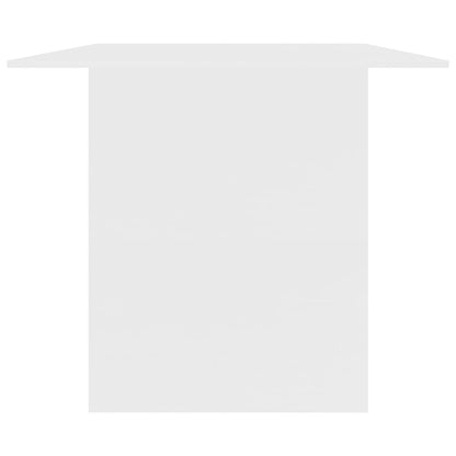 vidaXL Tavolo da Pranzo Bianco 180x90x76 cm in Legno Multistrato