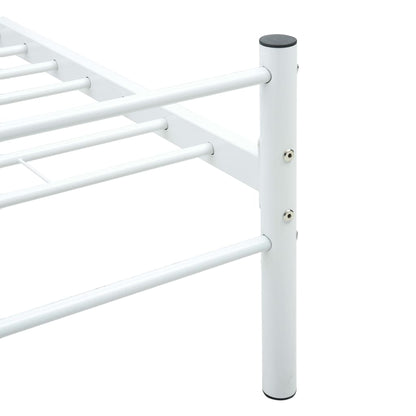 vidaXL Giroletto Bianco in Metallo 180x200 cm