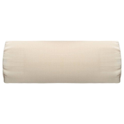 vidaXl Poggiatesta per Sdraio Crema 40x7,5x15 cm in Textilene