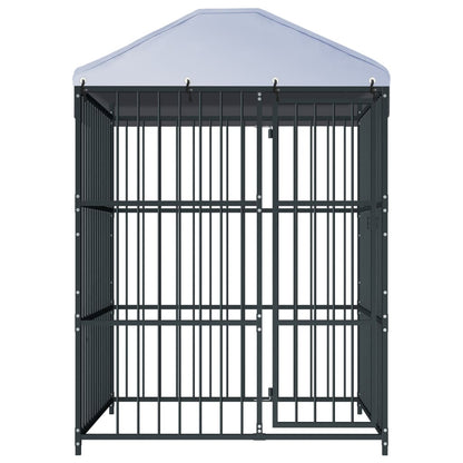 vidaXL Canile da Esterno con Tetto 150x150x210 cm