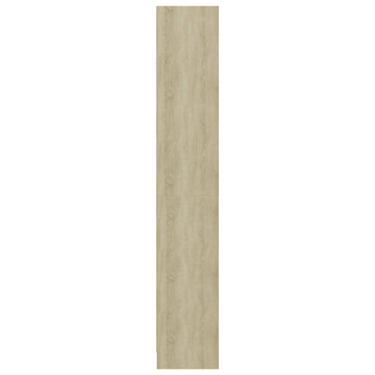 vidaXL Libreria 4 Ripiani Rovere Sonoma 40x24x142 cm Legno Multistrato