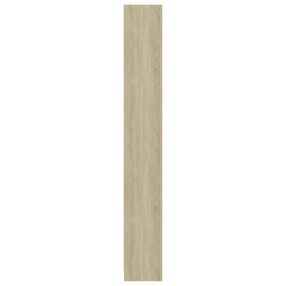 vidaXL Libreria 5 Ripiani Rovere Sonoma 40x24x175 cm Legno Multistrato