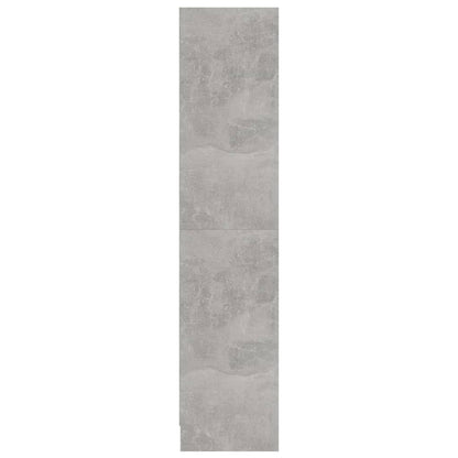 vidaXL Libreria a 3 Ripiani Cemento 60x24x109 cm in Legno Multistrato