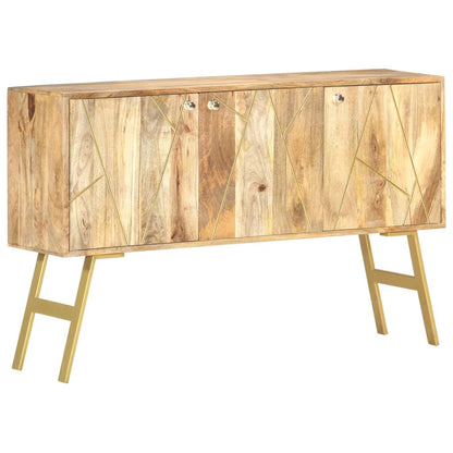 vidaXL Credenza 118x30x75 cm in Legno Massello di Mango