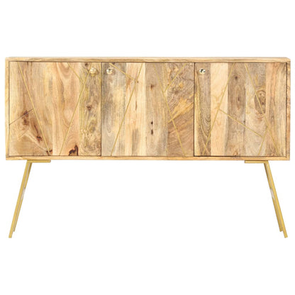 vidaXL Credenza 118x30x75 cm in Legno Massello di Mango