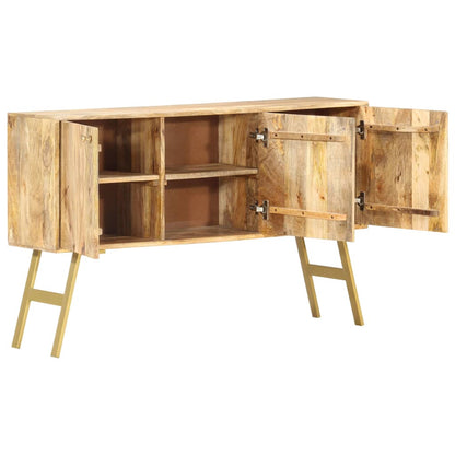 vidaXL Credenza 118x30x75 cm in Legno Massello di Mango