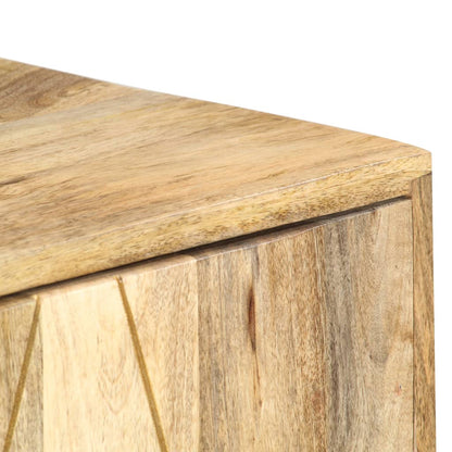vidaXL Credenza 118x30x75 cm in Legno Massello di Mango