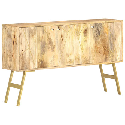 vidaXL Credenza 118x30x75 cm in Legno Massello di Mango