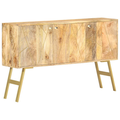 vidaXL Credenza 118x30x75 cm in Legno Massello di Mango